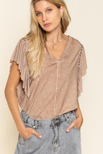 Load image into Gallery viewer, Studded Flutter Sleeve T-shirt
