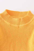 Load image into Gallery viewer, Mustard sweater dress
