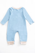 Load image into Gallery viewer, Blue pony applique boy romper
