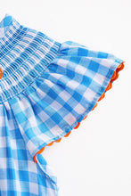 Load image into Gallery viewer, Blue plaid dress
