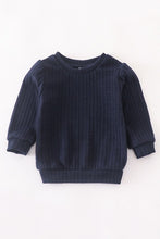 Load image into Gallery viewer, Navy pullover sweater
