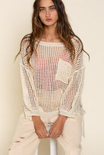 Load image into Gallery viewer, Oversized Fit See-through Pullover Sweater
