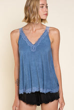 Load image into Gallery viewer, Lace Trim Halter Top with Back Strap

