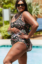 Load image into Gallery viewer, Marina West Swim Full Size Clear Waters Swim Dress in Black Roses
