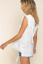Load image into Gallery viewer, Criss-cross Lace-up Open Back Tank Top
