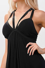 Load image into Gallery viewer, Criss Cross Double Strap Maxi Dress
