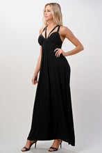Load image into Gallery viewer, Criss Cross Double Strap Maxi Dress
