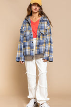Load image into Gallery viewer, Flannel Oversized Jacket With Hoody
