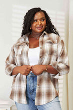 Load image into Gallery viewer, Double Take Plaid Dropped Shoulder Shirt
