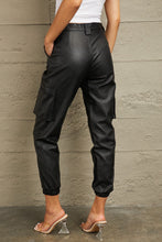 Load image into Gallery viewer, Kancan High Rise Leather Joggers
