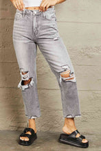 Load image into Gallery viewer, BAYEAS High Waisted Cropped Straight Jeans
