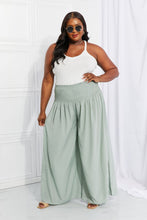 Load image into Gallery viewer, HEYSON Full Size Beautiful You Smocked Palazzo Pants
