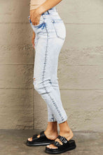 Load image into Gallery viewer, BAYEAS Mid Rise Acid Wash Skinny Jeans
