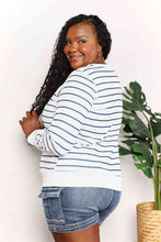 Load image into Gallery viewer, Double Take Striped Long Sleeve Round Neck Top
