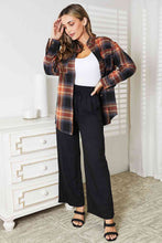 Load image into Gallery viewer, Double Take Plaid Dropped Shoulder Shirt
