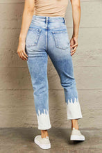 Load image into Gallery viewer, BAYEAS High Waisted Distressed Painted Cropped Skinny Jeans
