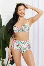 Load image into Gallery viewer, Marina West Swim Take A Dip Twist High-Rise Bikini in Cream

