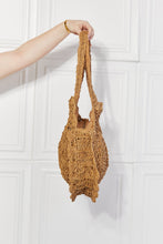 Load image into Gallery viewer, Justin Taylor Brunch Time Straw Rattan Handbag
