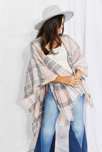 Load image into Gallery viewer, Leto Punch of Plaid Lightweight Poncho
