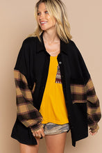 Load image into Gallery viewer, Plaid French Terry Jacket
