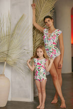Load image into Gallery viewer, Marina West Swim Bring Me Flowers V-Neck One Piece Swimsuit Cherry Blossom Cream

