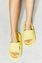 Load image into Gallery viewer, MMShoes Arms Around Me Open Toe Slide in Yellow
