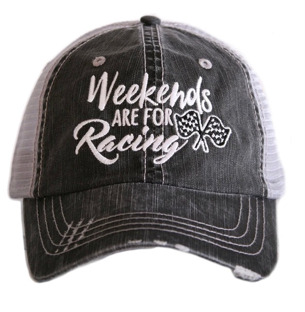 “Weekends Are For Racing” Trucker Hat