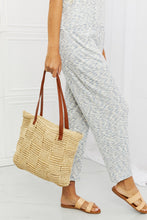 Load image into Gallery viewer, Fame Picnic Date Straw Tote Bag
