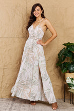 Load image into Gallery viewer, OneTheLand Watch Me Grow Open Cross Back Maxi Dress
