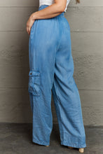 Load image into Gallery viewer, GeeGee Out Of Site Full Size Denim Cargo Pants
