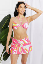 Load image into Gallery viewer, Marina West Swim Disco Dive Bandeau Bikini and Skirt Set
