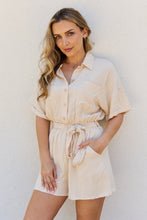 Load image into Gallery viewer, Petal Dew At Her Best Full Size Button Down Romper
