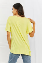 Load image into Gallery viewer, Culture Code Ready To Go Full Size Lace Embroidered Top in Yellow Mousse
