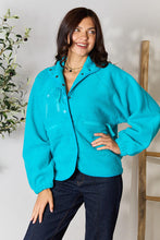 Load image into Gallery viewer, Zenana Snap Button Fleece Jacket
